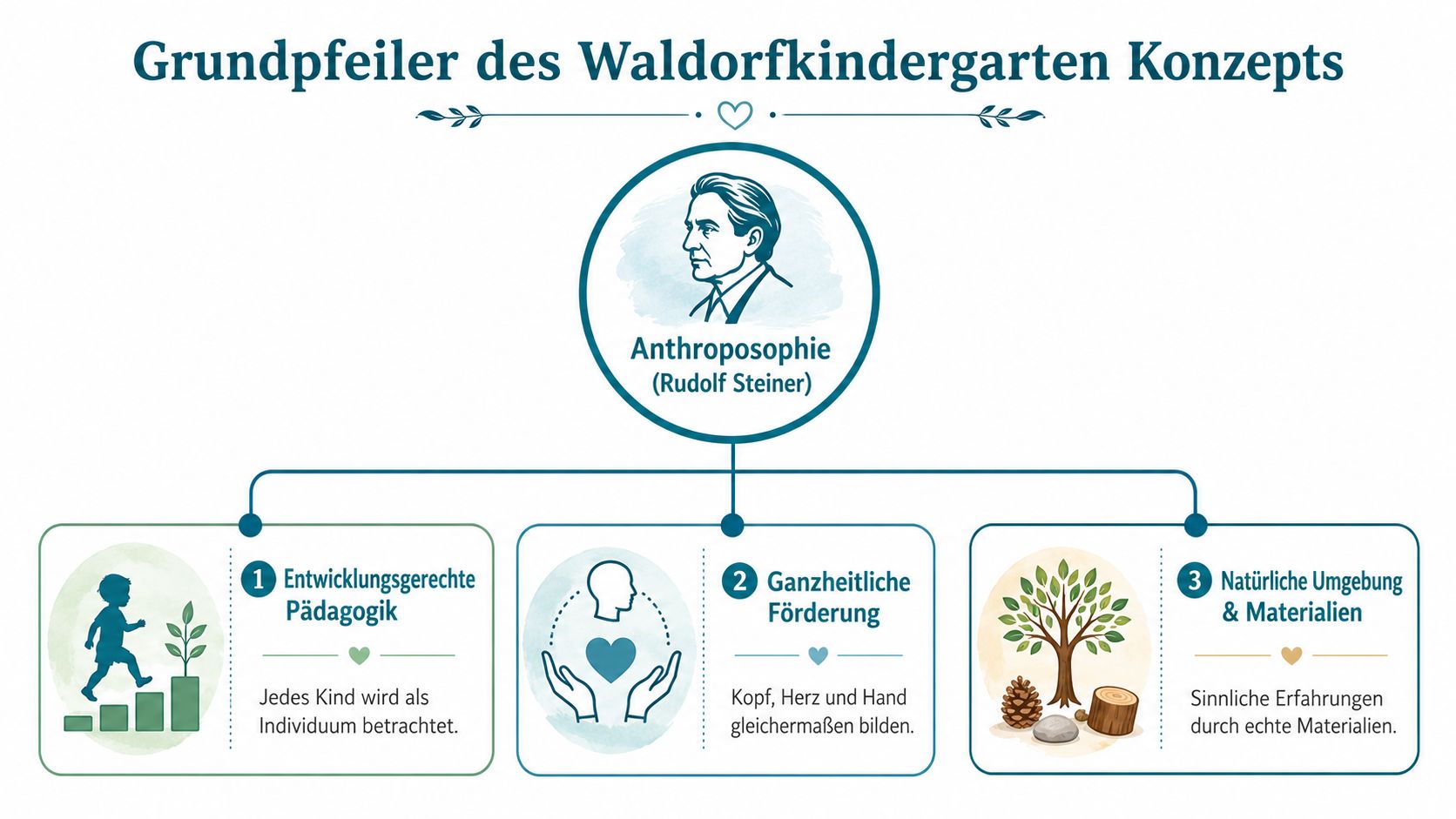 Die Grundpfeiler des Waldorf Kindergarten Konzepts