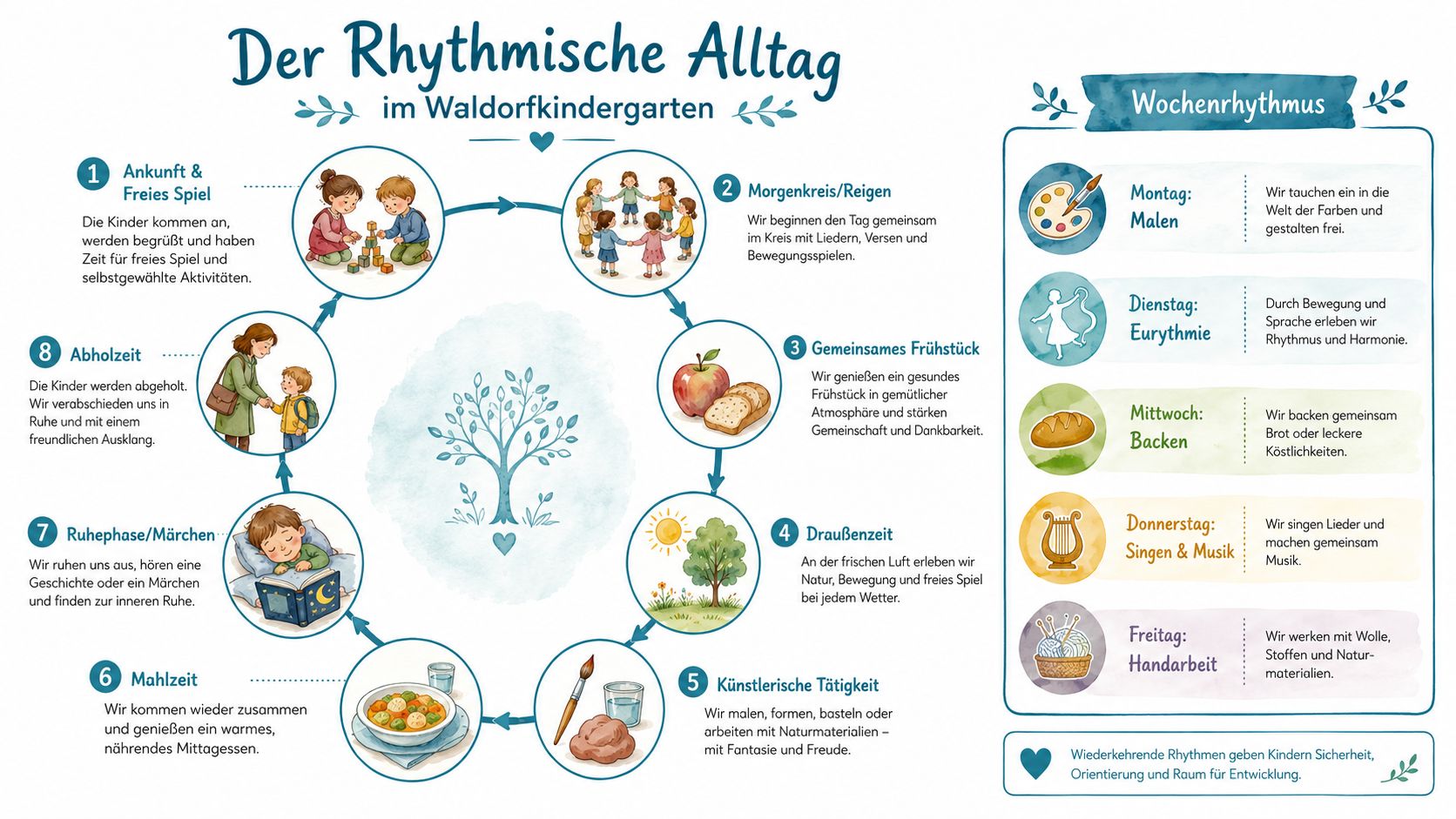 Der rhythmische Alltag als Herzstück der Pädagogik
