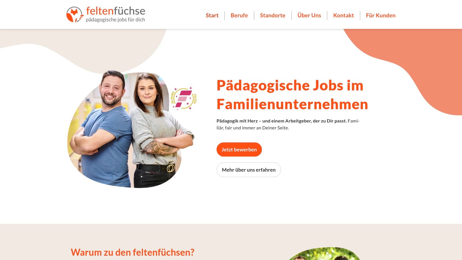 feltenfüchse – Zeitarbeit für pädagogisches Fachpersonal