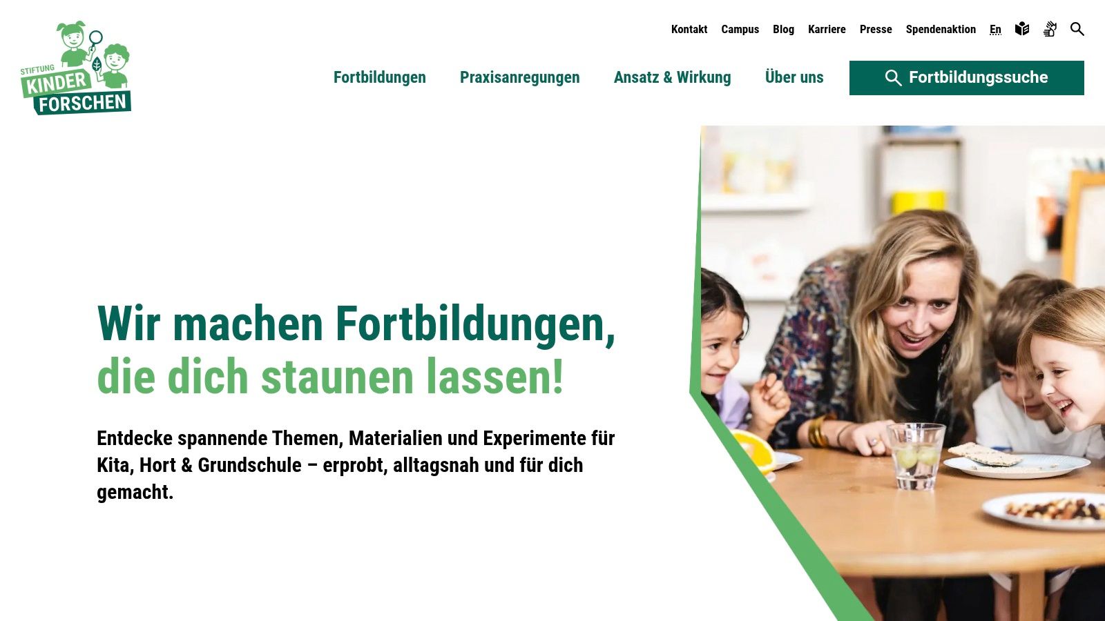 Stiftung Kinder forschen (Online‑Campus)