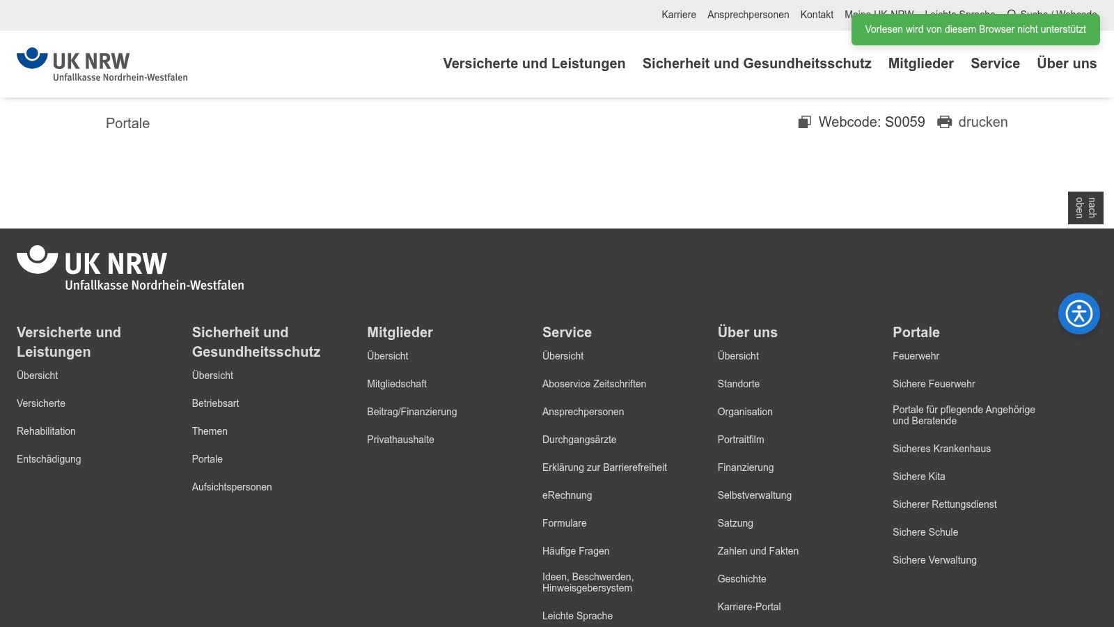 Unfallkasse NRW – „Sichere Kita“ + Seminare