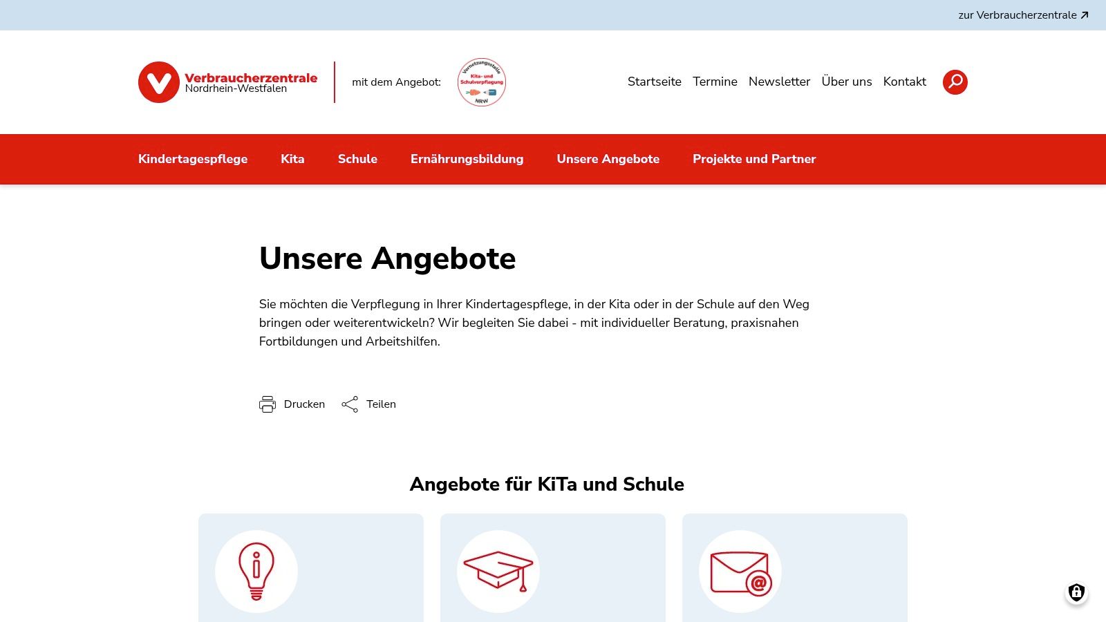 Vernetzungsstelle Kita- und Schulverpflegung NRW