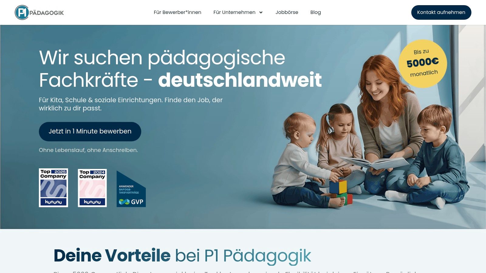 Screenshot from https://p1-paedagogik.de