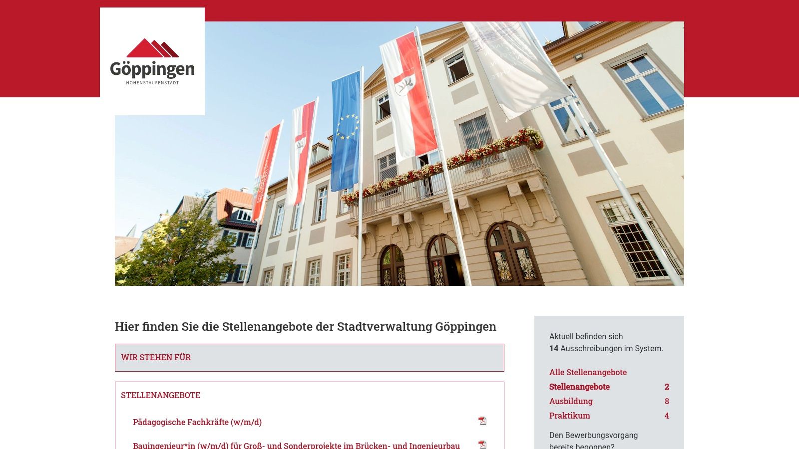 Stadt Göppingen und städtische Kindertageseinrichtungen